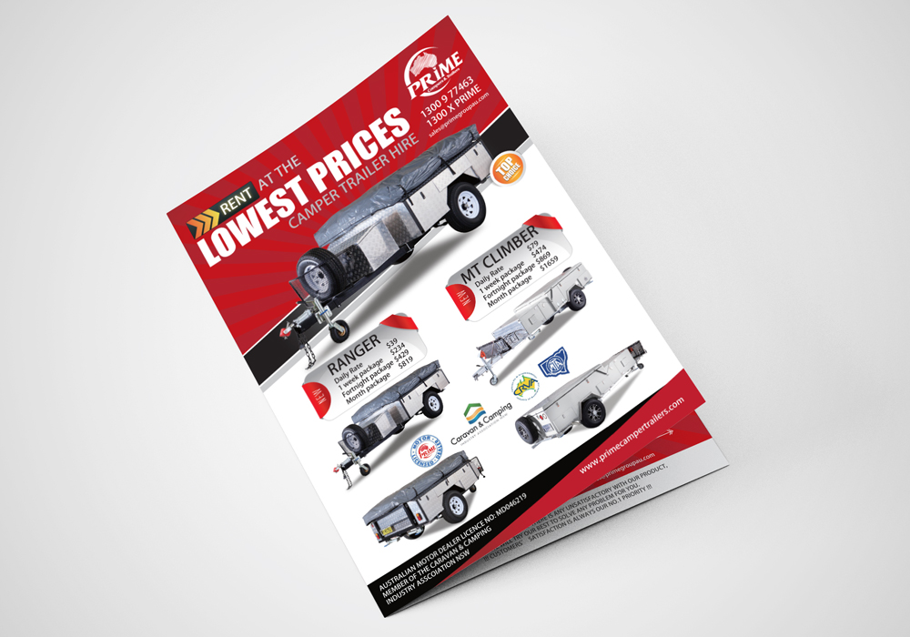 Brochures A4 (A3 folded to A4)