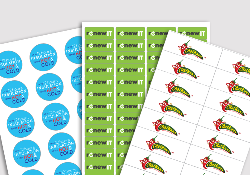 Paper Sticker Labels (Pre Die-cut)